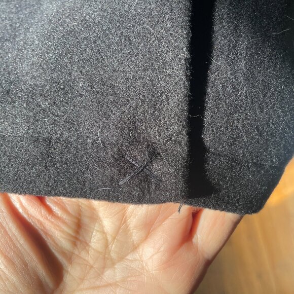 Boohoo Man 4XL Overcoat Black - Picture 5 of 7